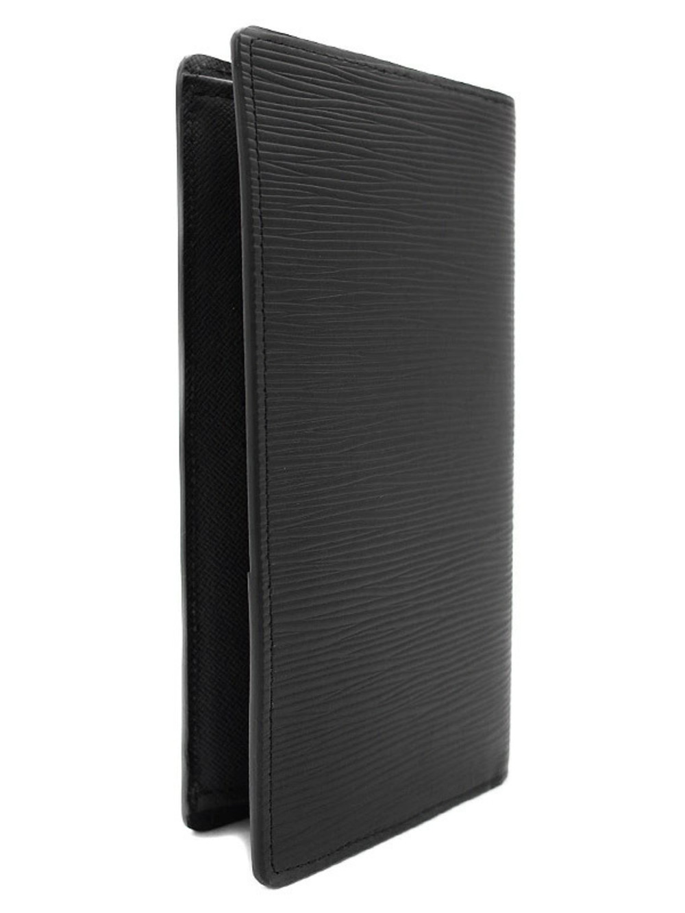 Louis Vuitton Portefeuille Brazza Wallet Epi Long Bi fold Black